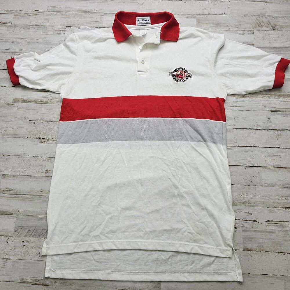 Vintage 1992 ST. LOUIS CARDINALS Sea Palms By Hartwell MADE USA Polo Shirt